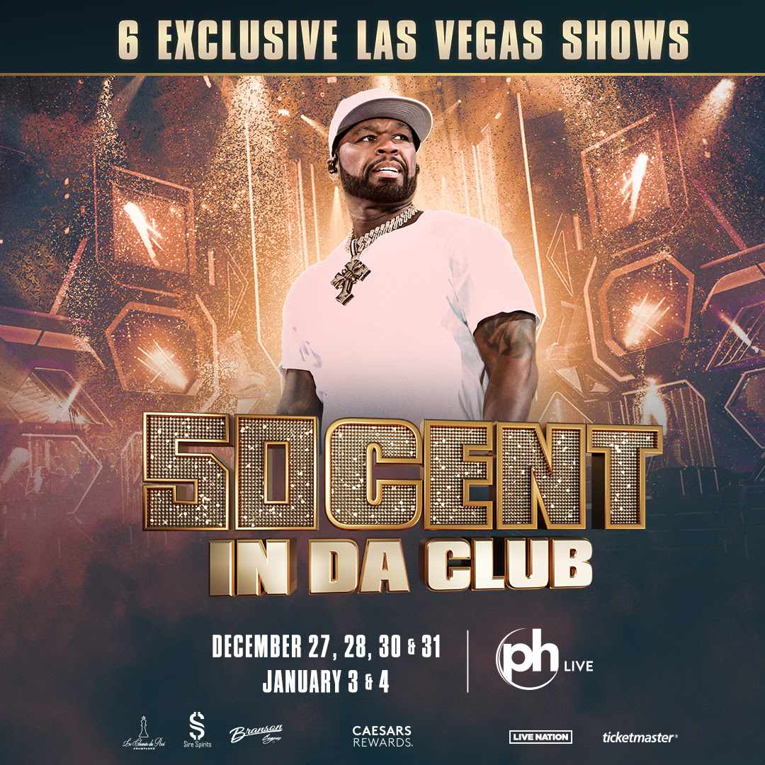50 Cent announces Las Vegas residency including New Year’s Eve